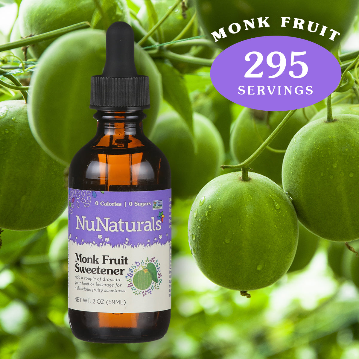 2 oz. NuNaturals Monk Fruit Sweetener