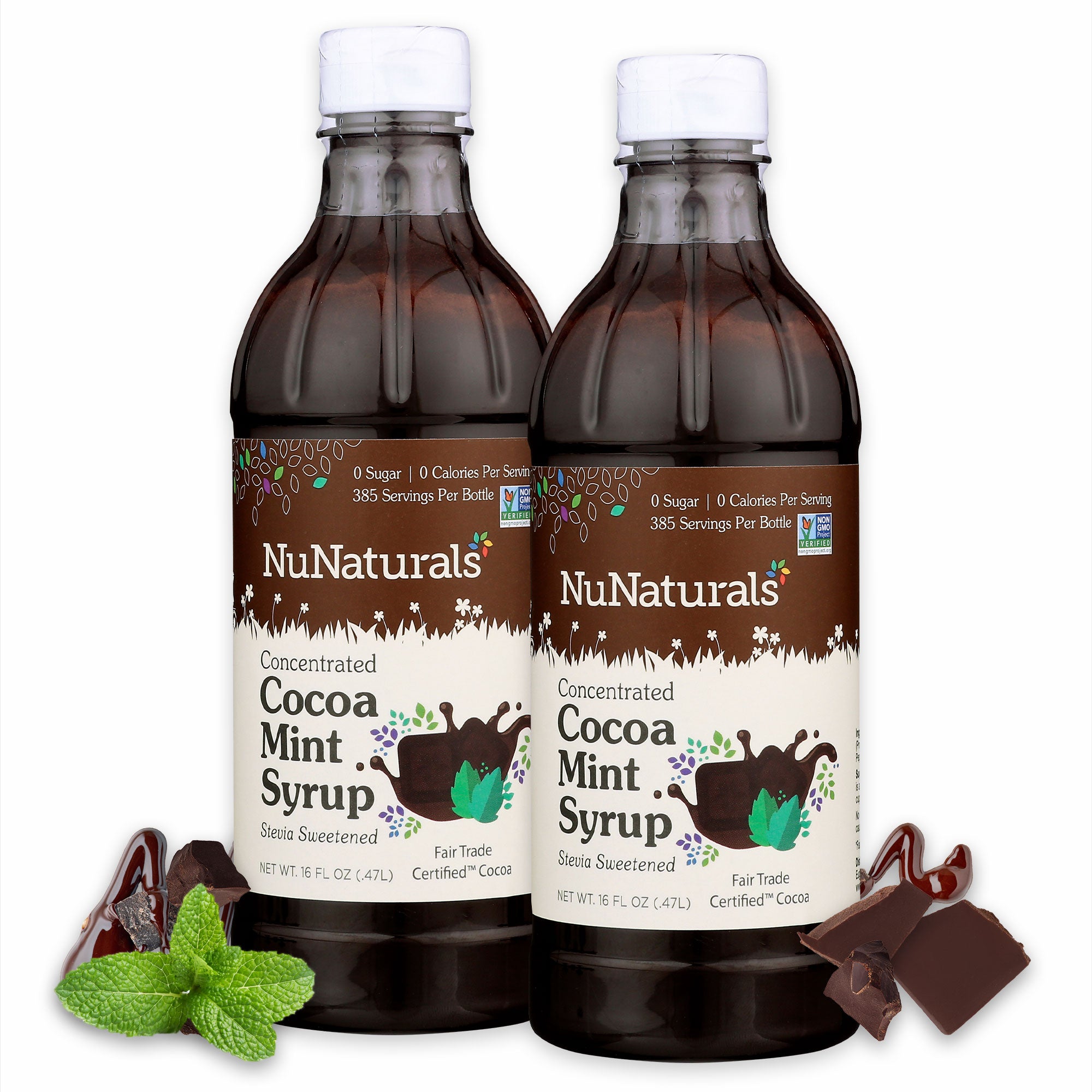 Stevia Cocoa Mint Syrup 2 Pack