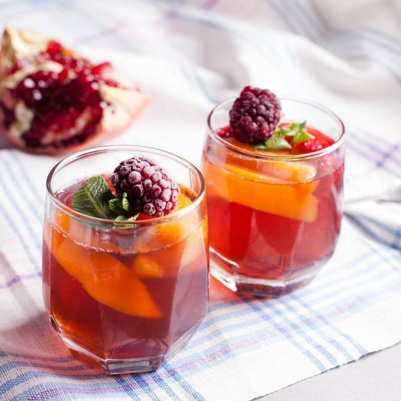 Fresh fruit gelatin using NuNaturals Unflavored Gelatin
