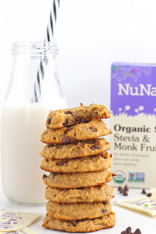 NuNaturals Grain-Free Banana Chocolate Chip Cookies