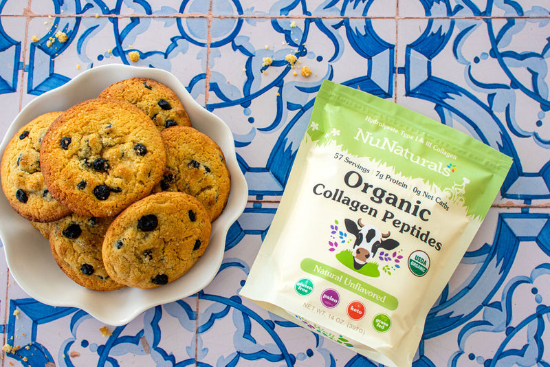 Lemon Blueberry Protein Cookies