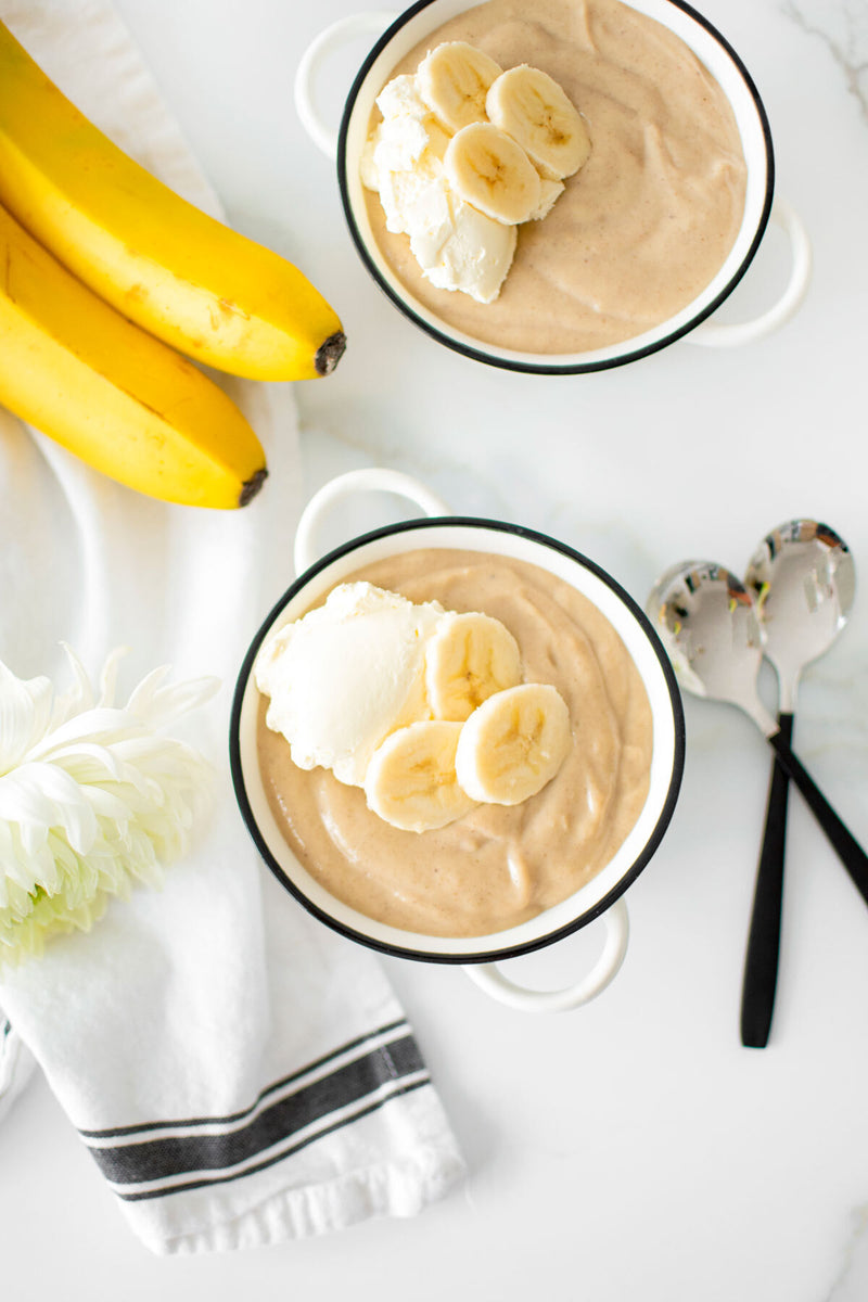 Protein Banana Pudding (Naturally Sweetened with Monk Fruit)