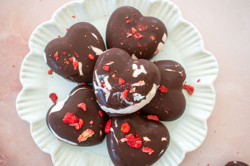 Strawberry Yogurt Hearts