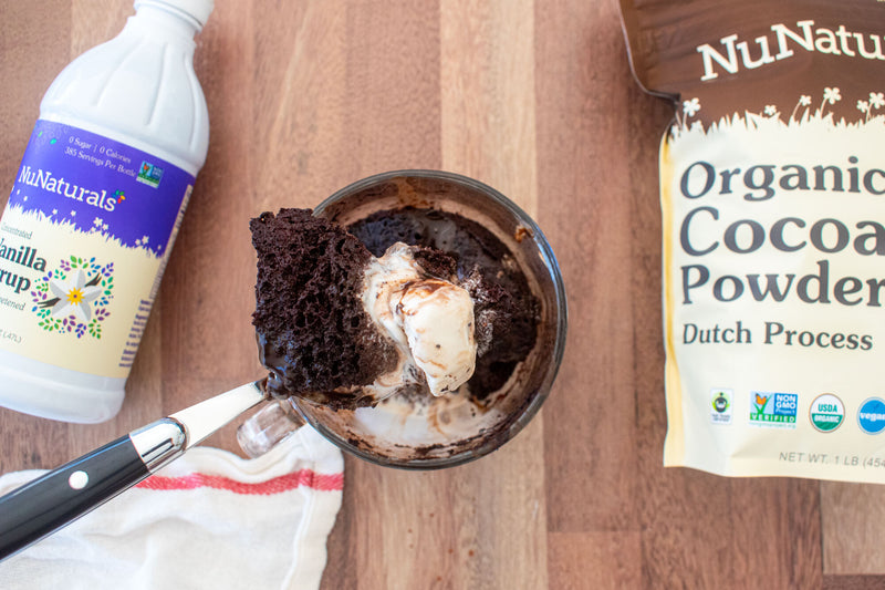 NuNaturals Flourless Chocolate Mug Cake