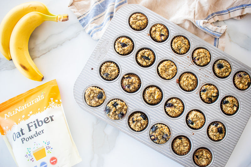 NuNaturals Lemon Blueberry Mini Muffins