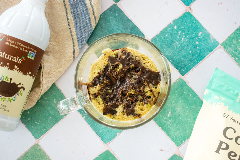 NuNaturals Protein Zucchini Mug Cake