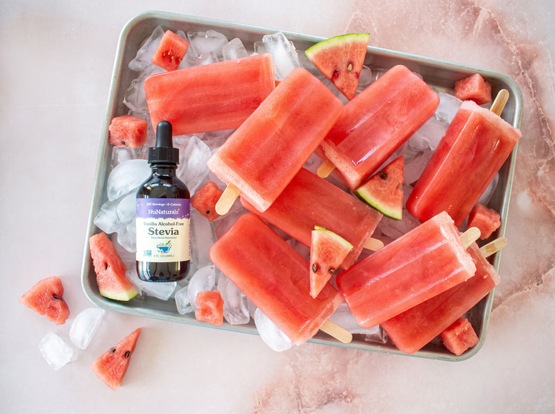 NuNaturals Watermelon Stevia Popsicles