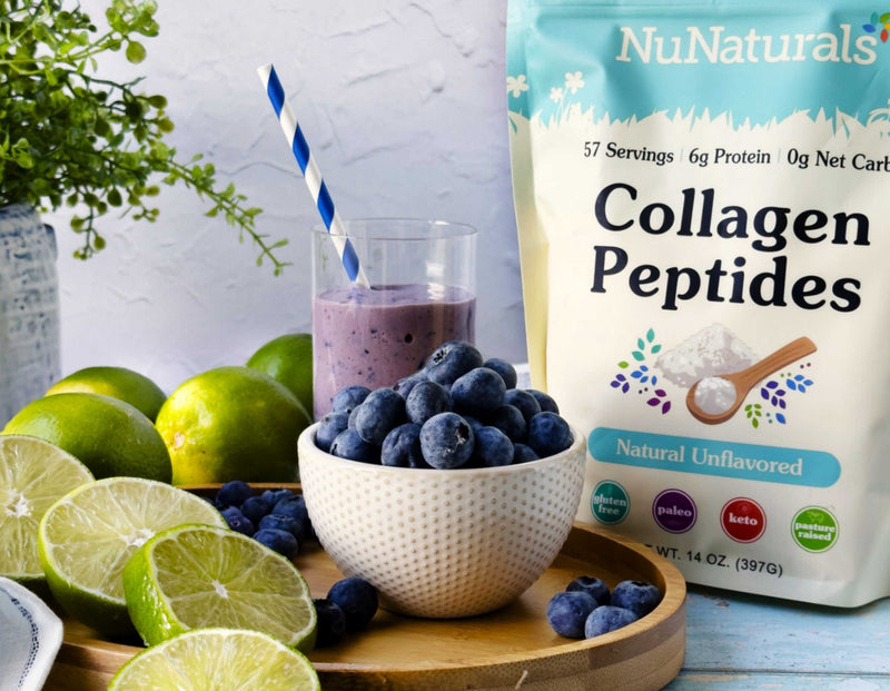 Blueberry Lime Collagen Smoothie