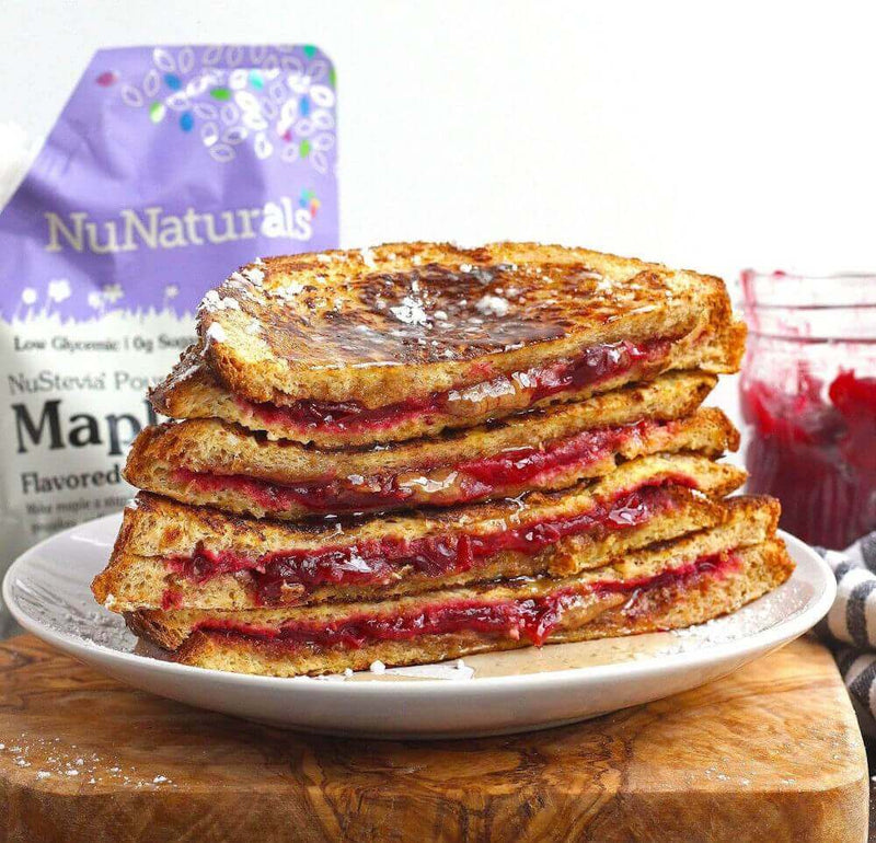 Cranberry Almond Butter Stuffed French Toast
