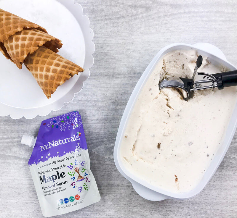 Keto Maple Pecan Ice Cream