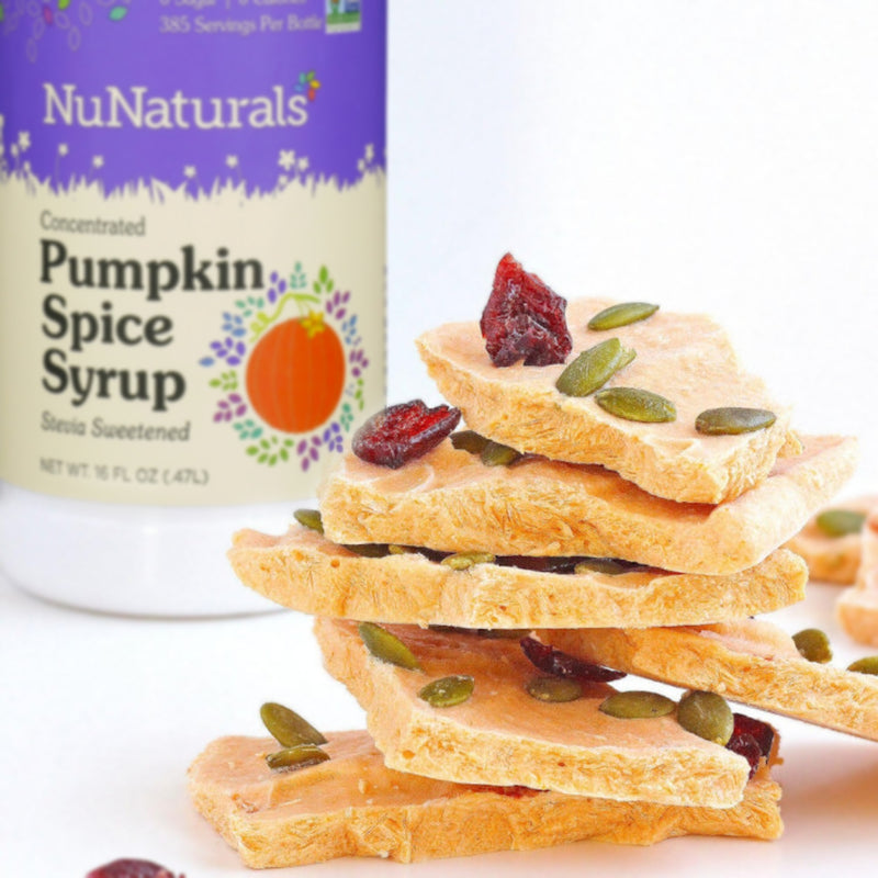 Pumpkin Frozen Yogurt Bark