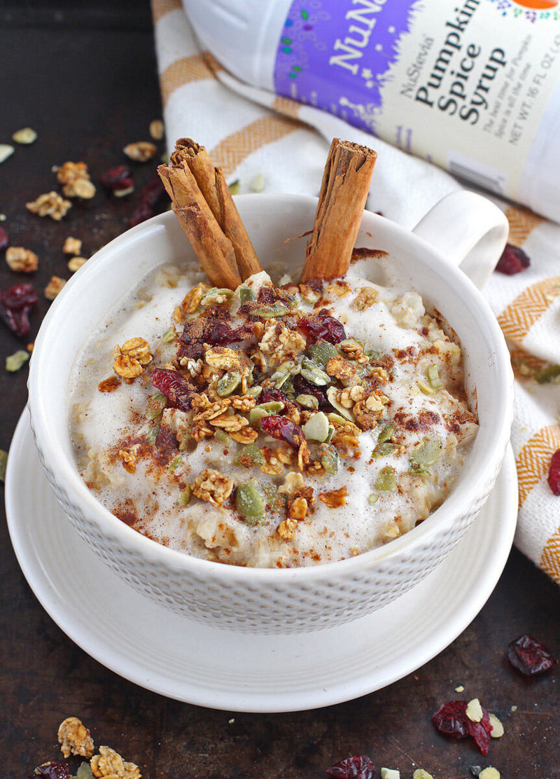 Pumpkin Spice Oatmeal Latte