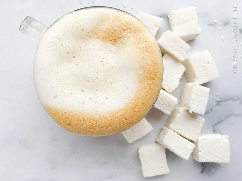 Paleo, Keto, Dairy Free, Low Carb Salted Caramel Marshmallows