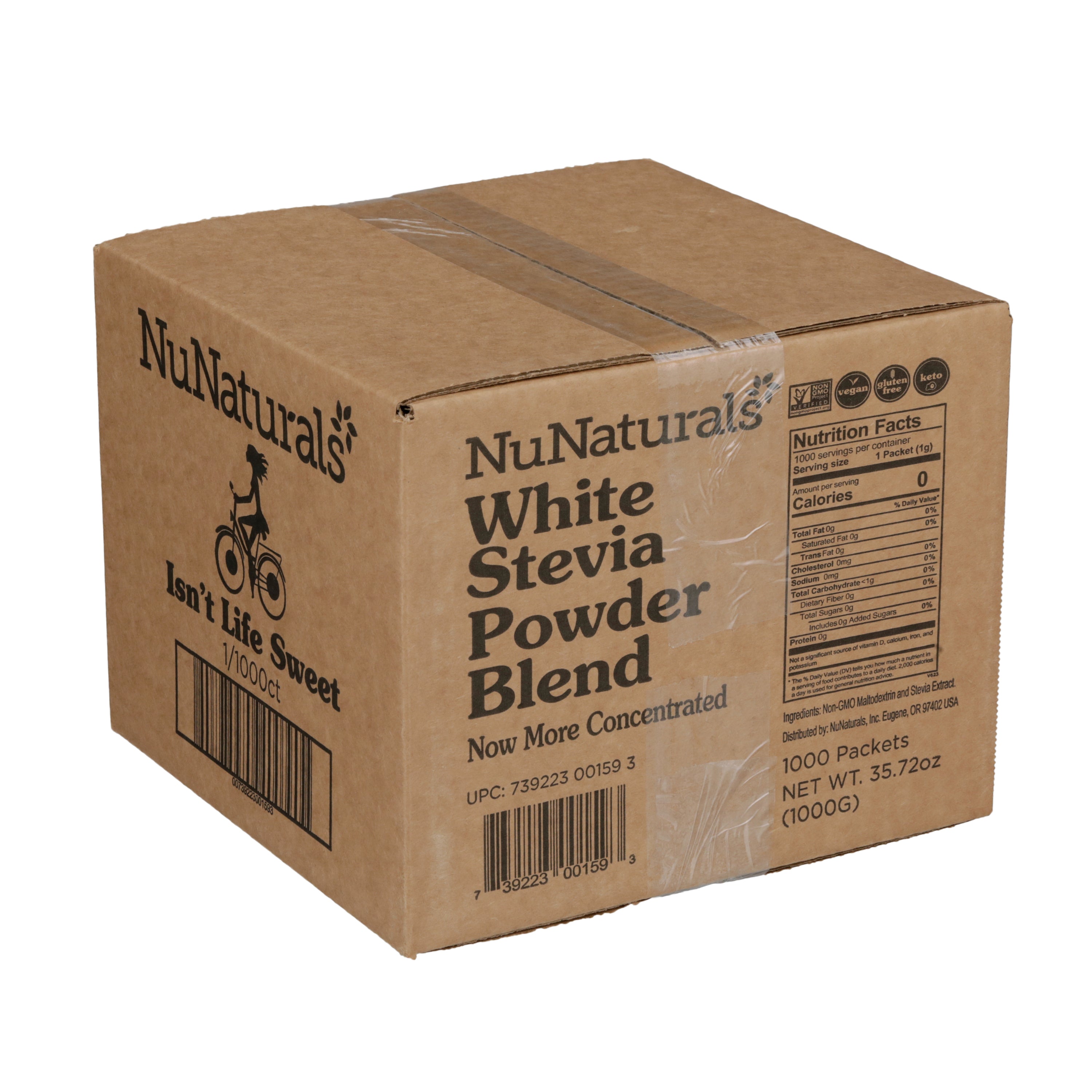 White Stevia Powder Blend Packets