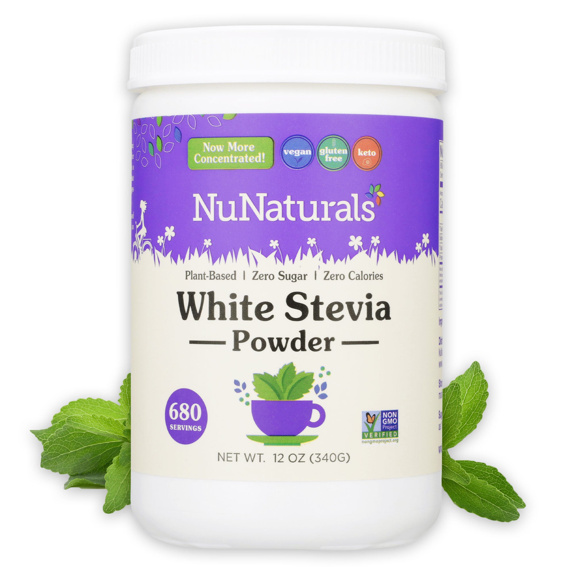 White Stevia Powder