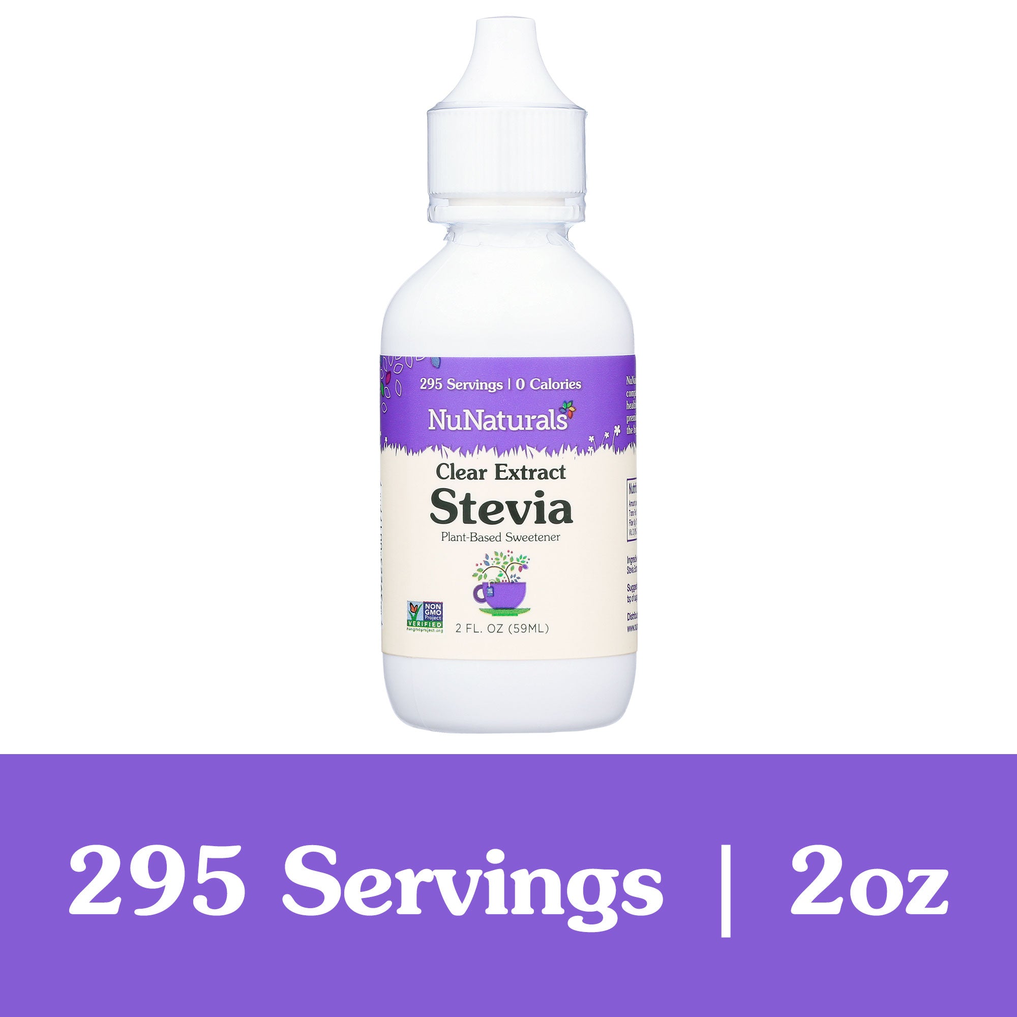 Tabletop Stevia liquide naturel Drop 2oz (60ml) pour le café, thé