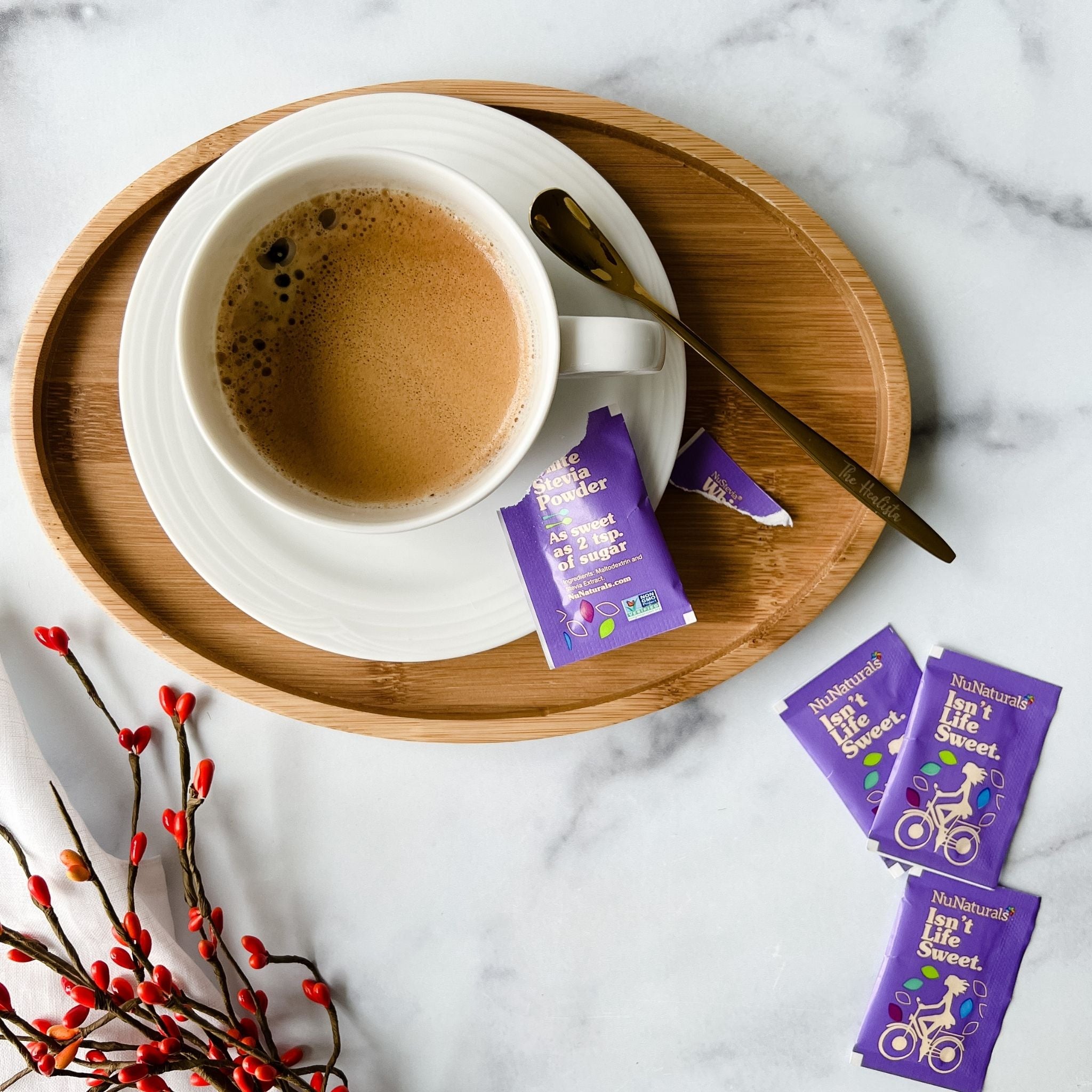 White Stevia Powder Blend Packets
