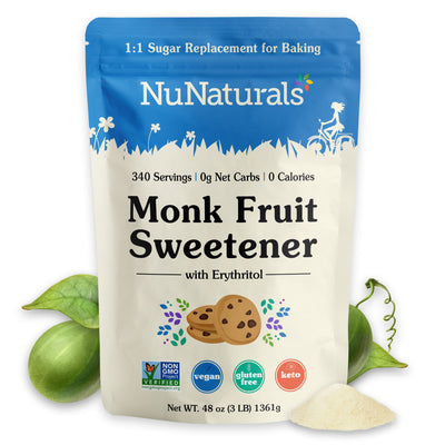 Monk Fruit 1:1 Sweetener 3 lbs