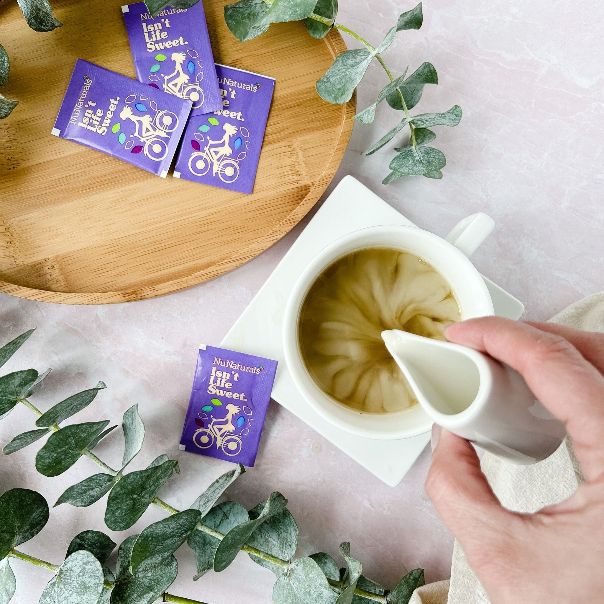 White Stevia Powder Blend Packets