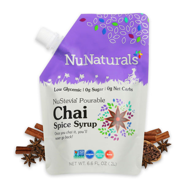 Pourable Chai Spice Syrup | Stevia Sweetened | Stevia by NuNaturals