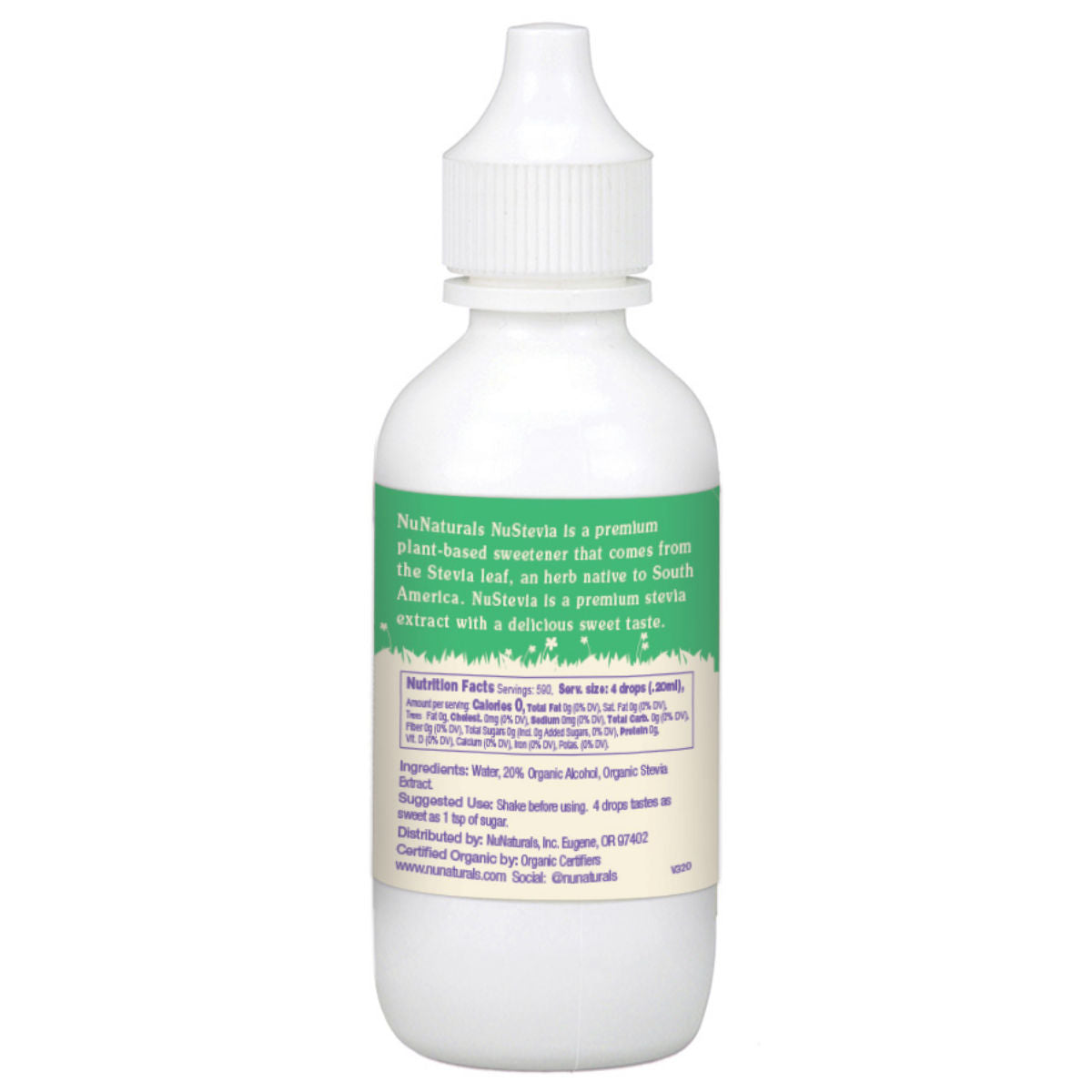 4 oz. NuNaturals Organic Clear Stevia Extract