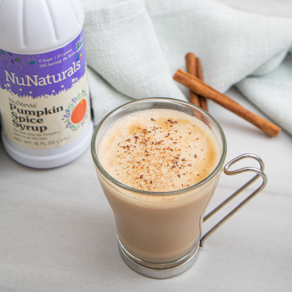 16 oz. NuNaturals Pumpkin Spice Stevia Syrup